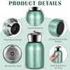 Mini Insulated Vacuum Thermal Mug, Portable Flasks & Thermoses Coffee Cup Hot Cold Drink Water Bottle for Travel Camping Hiking