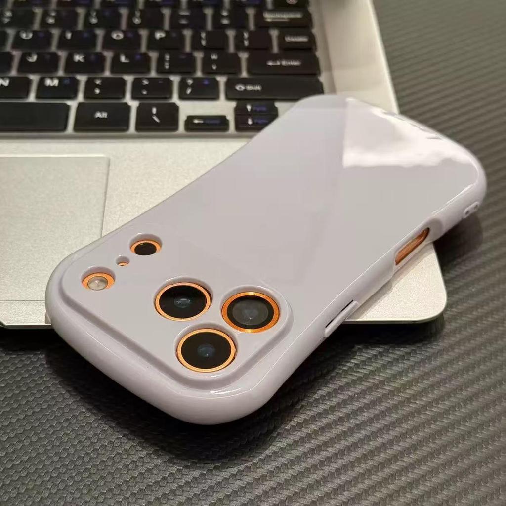 Тонкий силиконовый чехол-пояс для телефона Apple 17/16pro/15pro/14/13 - Однотонный, Мягкий и прочный, Совместим с трансграничными продажами