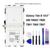 Original High Quality EB-BT800FBC Battery For Samsung GALAXY Tab S 10.5 T800 T801 SM-T807 SM-T805C