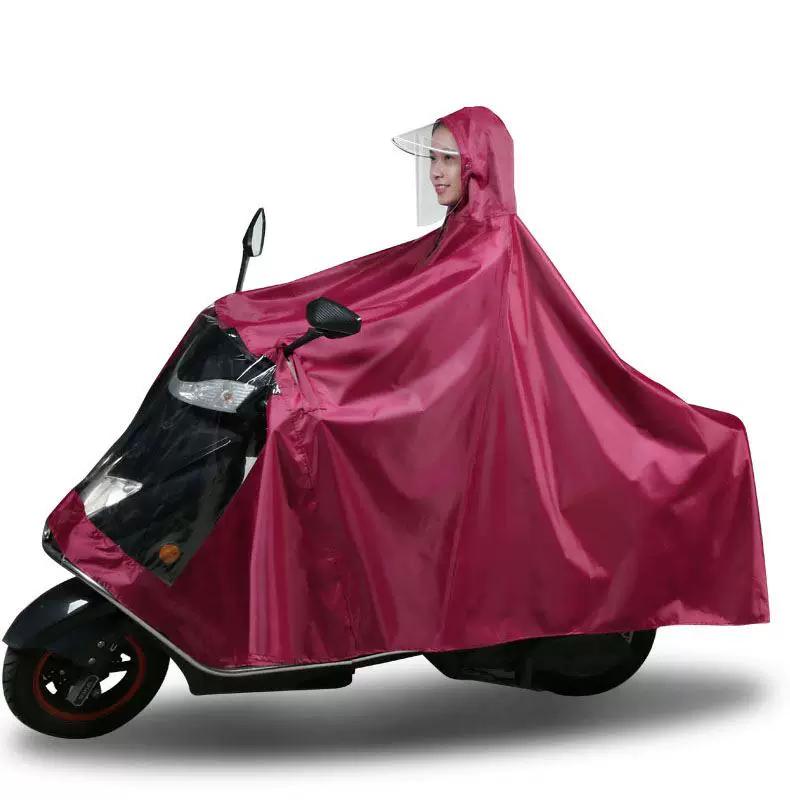 Tough Trench Coat Long Full Body Double Single Battery Car Poncho Electric Car Waterproof Thickened Extra Large-Size Motorcycle