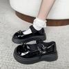 Fashion Women Mary Jane Shoes Spring New Style Retro British Style Thick Bottom Loafers Japanese Style Single Flat Shoes Sapato Feminino