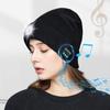 Беспроводные наушники Bluetooth Шапочка Музыкальная шапка Светодиодная подсветка USB Перезаряжаемая Теплая шапка для занятий спортом на открытом воздухе Зимняя громкая связь Музыка Вязаный бейсбольный мяч