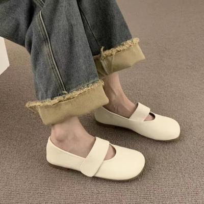 Повседневные туфли для женщин в стиле ретро, лаконичные туфли Мэри Джейн на плоской подошве, женская обувь на плоской подошве Zapatos De Mujer 2024