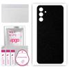 apgo Protective Skin Sticker for the Back Compatible with Samsung Galaxy Wide6, Wrap Film, Foil, Vinyl - Pattern Matte Black