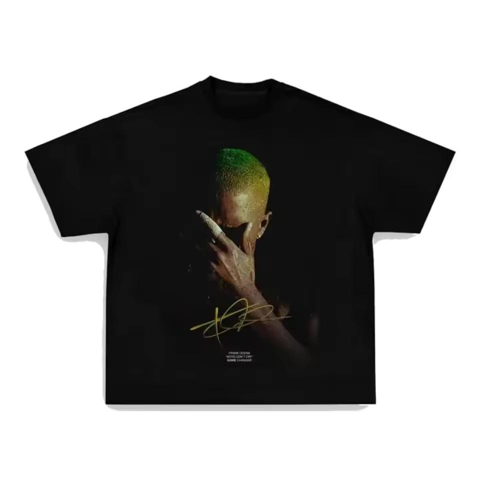 Men's Blonde Graphic Print Crew Neck Short-Sleeve T-Shirt, Casual Unisex Graphic Shirt, Menswear Top