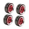 4 Pieces 1.3 Inch Wheel Hubs, Width 1.5 Cm, Metal Outer Diameter 3.7 Cm for -18 1: 18 RC Car, And To