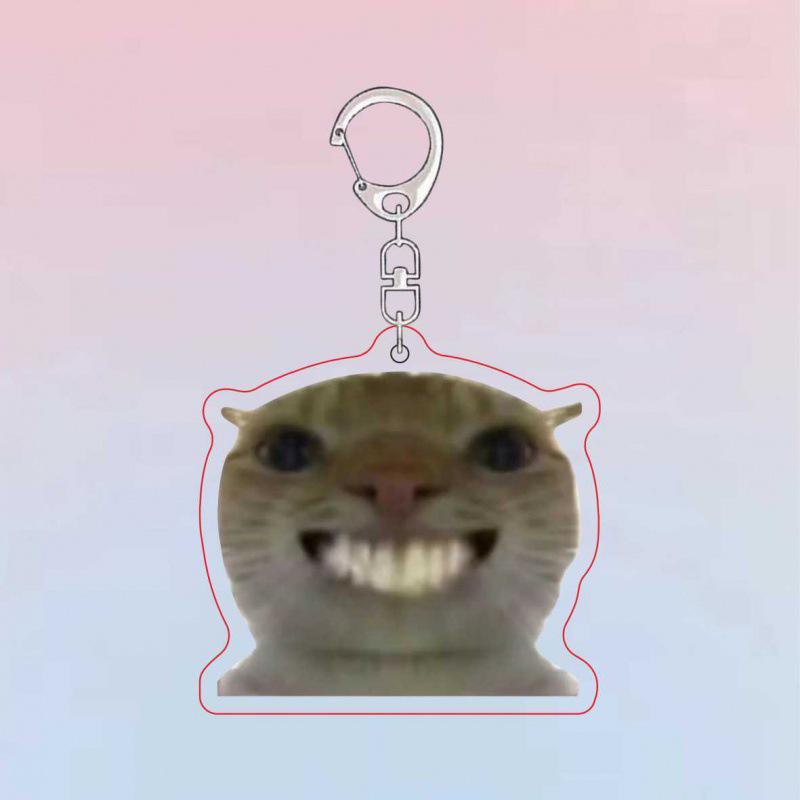 Причудливый брелок для ключей «Котенок»: Юмористический подарок-прикол для рюкзаков и дней рождения