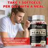 Complex soft capsules, containing fish oil, coenzyme Q10 extract, natural plant nutrients, suitable for both men and women.