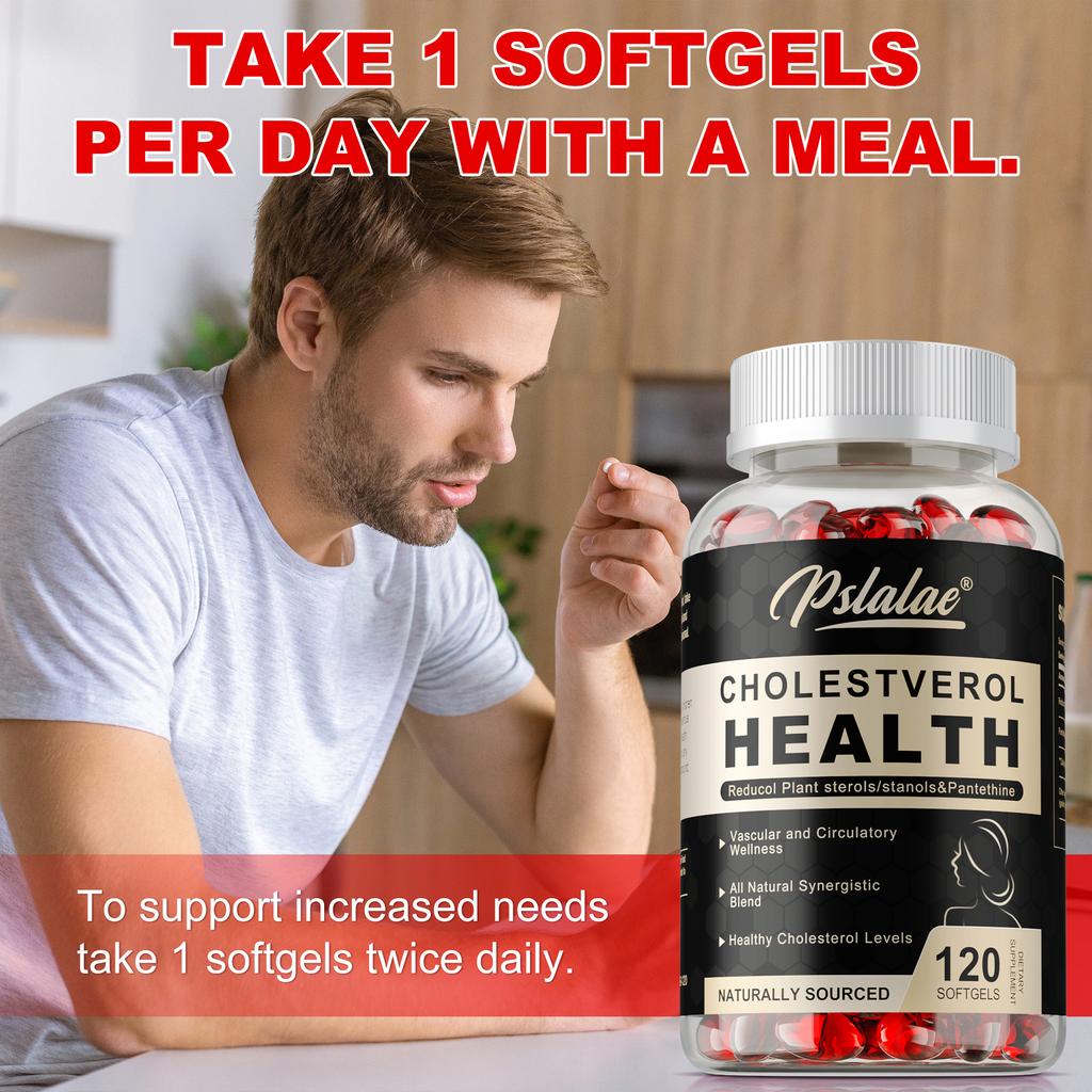 Complex soft capsules, containing fish oil, coenzyme Q10 extract, natural plant nutrients, suitable for both men and women.