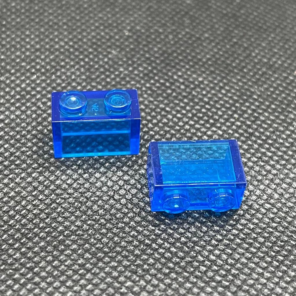 40pcs/Lot Transparent Clear Brick 1x2 Building Block MOC Bricks Parts Toys for Children Compatible with 3004