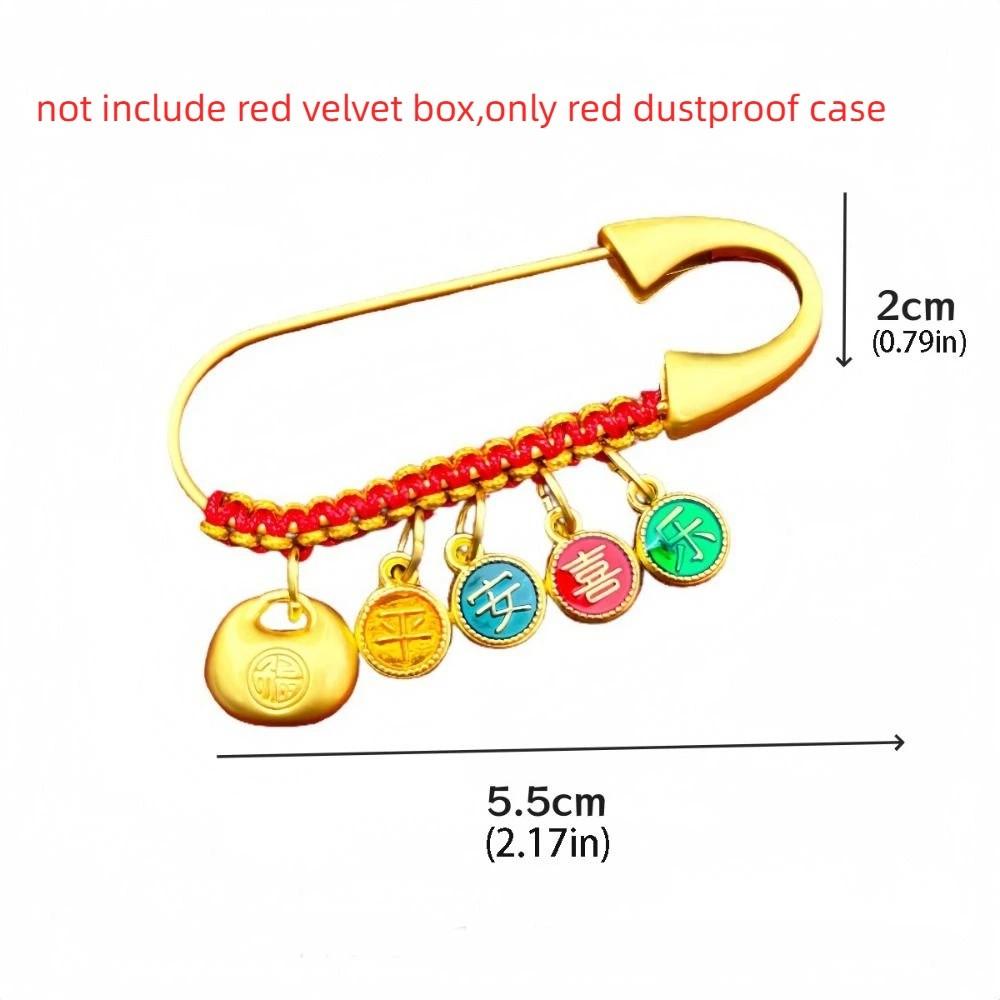 Horse Year Zodiac Brooch Pendant Best Wishes Guardian Brooch Lucky Lucky Pins Pregnant Women