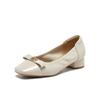 Bestu 25 Autumn Shallow Mouth Single Shoes Fashion Trend Commuter Coarse Heel Square Head Women's Shoes K5339CQ5
