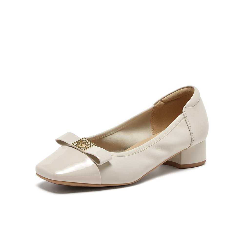 Bestu 25 Autumn Shallow Mouth Single Shoes Fashion Trend Commuter Coarse Heel Square Head Women's Shoes K5339CQ5