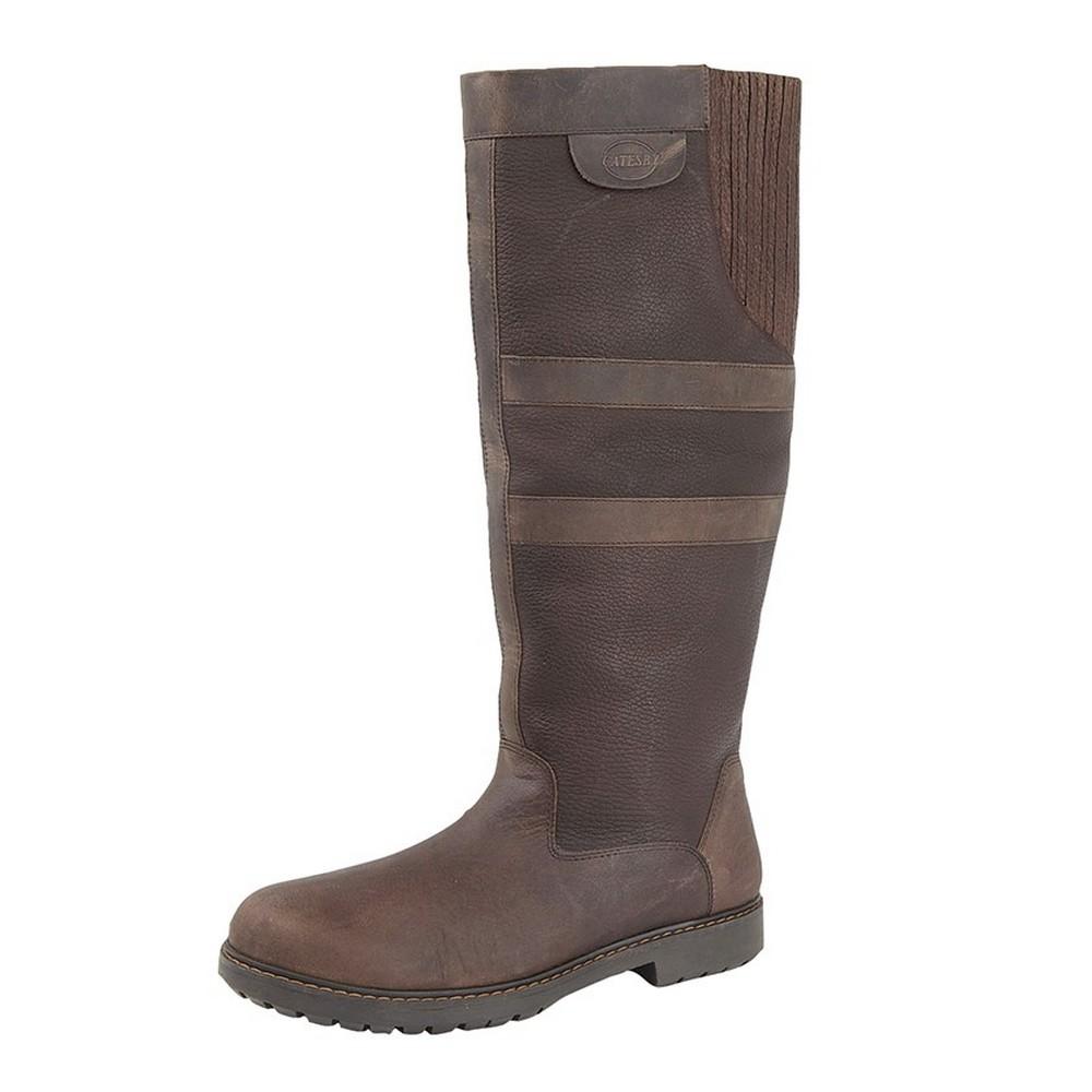 Woodland Womens/Ladies Hailey Waxy Leather Gusset Country Boot