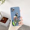 Чехол для телефона с изображением велосипедной девушки для IPhone 14 11 12 13 Pro Max X XR XSMax 6 6S 7 8 Plus SE 2022, мягкий квадратный цветной чехол для телефона