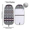 Universal Geometric Seat Cover: All-Season Front Seat Protector for Gym and Workout
