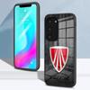 Чехол для телефона T-TrekS для Samsung S26 S25 S24 FE S23 S22 S21 Plus S20 Ultra Note20Ultra Черная стеклянная крышка