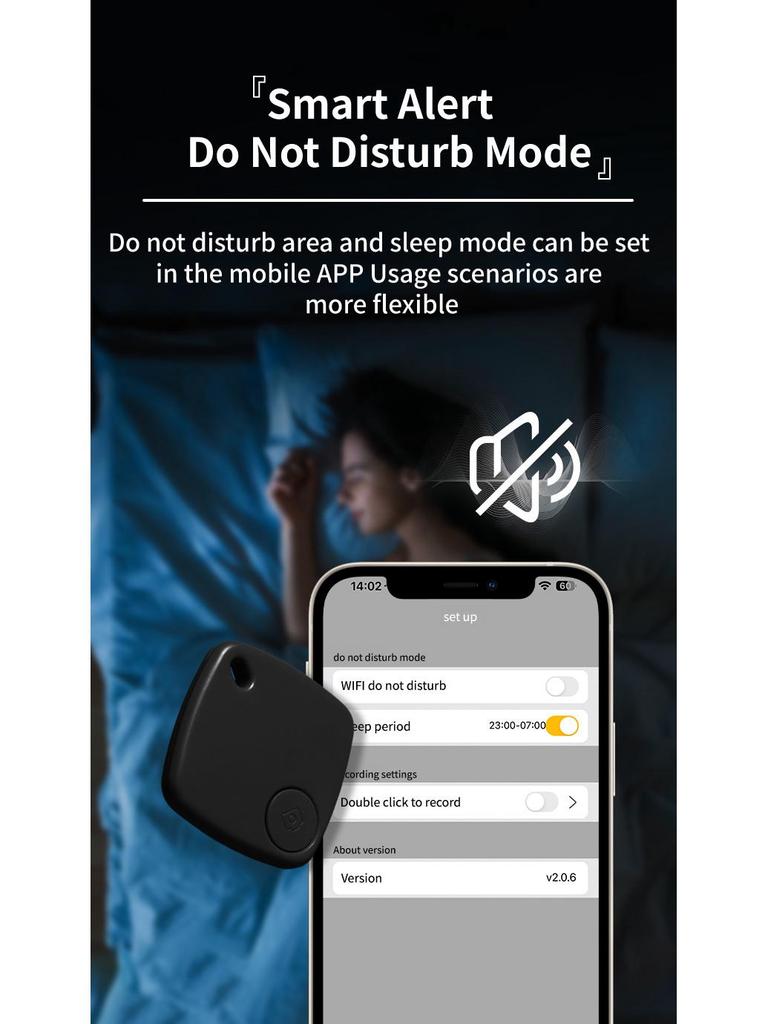 Smart Bluetooth Key Finder & Phone Loss Reminder Keychain
