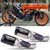 Комплект средней и задней выхлопной трубы для Duke250, RC390, Duke390