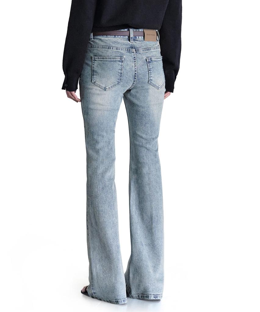 Джинсы с заниженной талией, расклешенные, Signature Slim, Deketeuumeon, Dcwpt006Lblueb