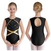 Girls Dance Wear Rhinestone Leotard for Gymnastics and Skating