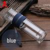 FUGUANG G1609 Portable Double-Layer Glass Tea Infuser Cup