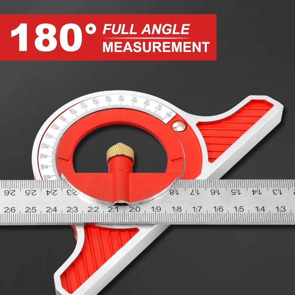 Adjustable Square Angle Ruler 400/600mm Angle Protractor Tools Set  Carpenter