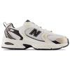 New Balance 530 Белые Кроссовки с Металлическим Золотом MR530TC