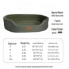 Four Seasons Oval Oxford Cloth Pet Bed for Dogs and Cats