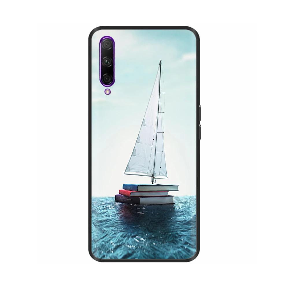 Черный силиконовый чехол для Huawei P Smart Pro Чехол Милый мягкий чехол для Huawei P Smart Pro Fundas PSmart Pro Защитная оболочка Capas