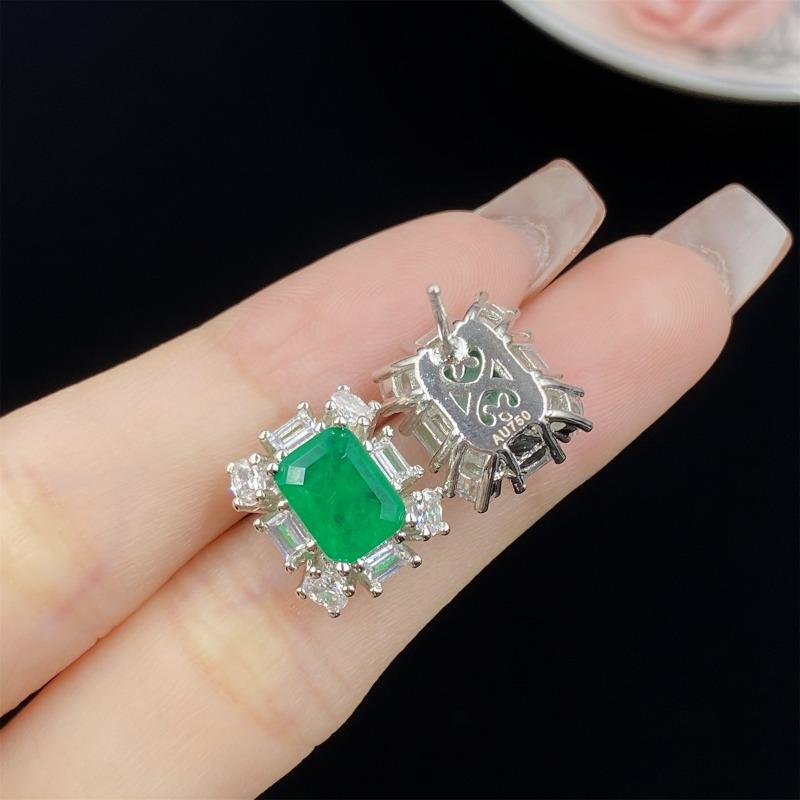 Sace Gems Классические кольца из медного сплава с цирконием, серьги, кулон, ожерелье, комплекты ювелирных изделий, подарки для свадебной вечеринки