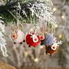 Christmas Supplies Christmas Deer Pendant Felt Deer Hanging Cute Plush Elk Pendant Cartoon