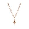 Volume Heart Necklace Elbrnn195