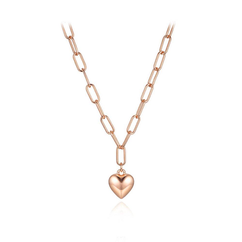 Volume Heart Necklace Elbrnn195