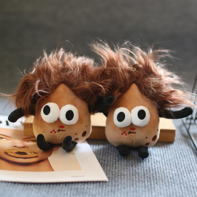 Cute Cotton Doll Big-eyed Elf Pendant Plush Toy Doll Cartoon Schoolbag Hanging Decoration Keychain