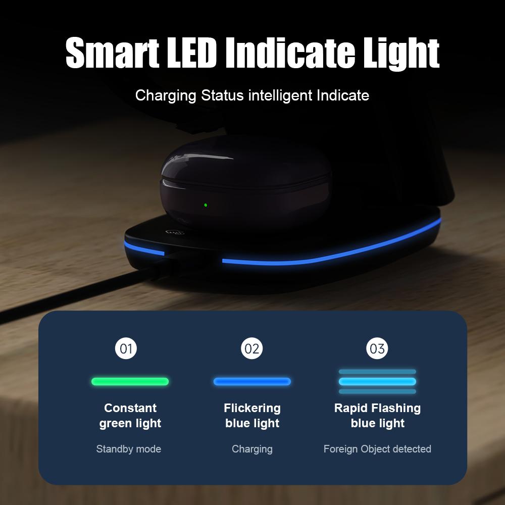 3 In 1 Wireless Charger Stand For Samsung Galaxy Watch 6 5Pro 5 4 3 15W Fast Charging Dock Station For Samsung S23 S22 S21 Buds 2