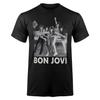 ФОТОГРАФИЯ BON JOVI Футболка мужская и женская с коротким рукавом Ретро Хип-хоп Y2k Топы Тренд Брендовая футболка Лето Мужская уличная одежда