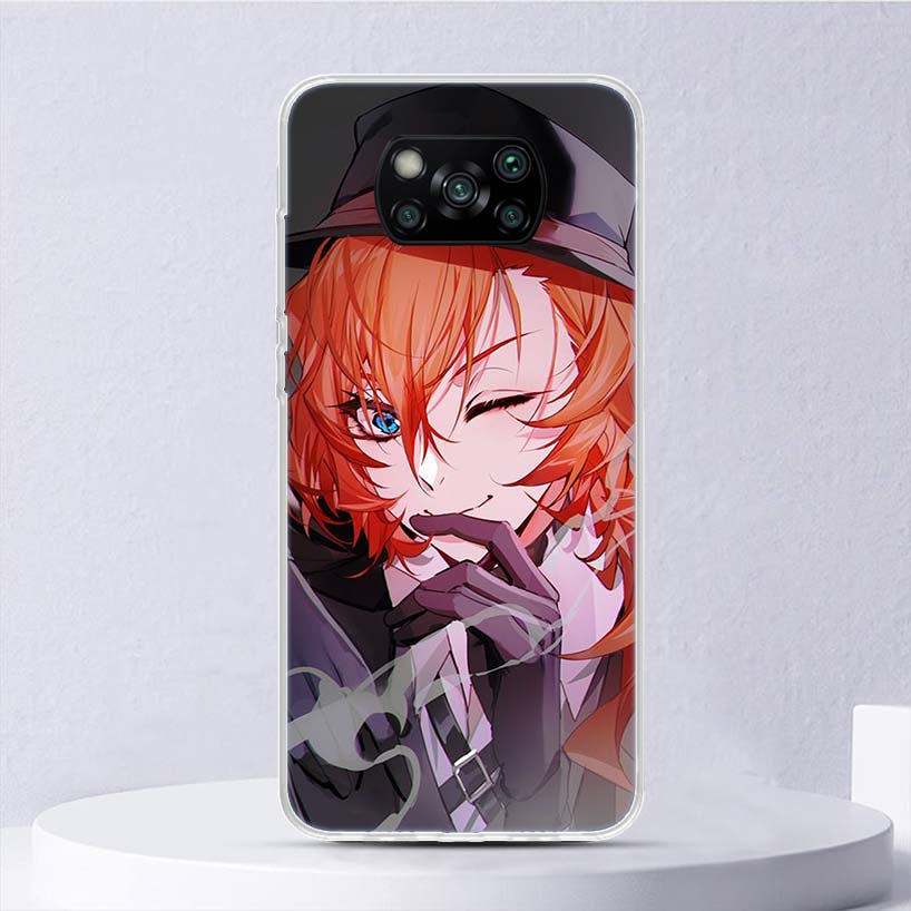 Bungo Stray Dogs Накахара Чуя Мягкий Чехол Для Xiaomi Poco X7 X6 X5 X4 X3 Nfc F7 Ultra F6 F5 Pro Чехол Для Телефона F4 Gt F3 M5S M4 M3