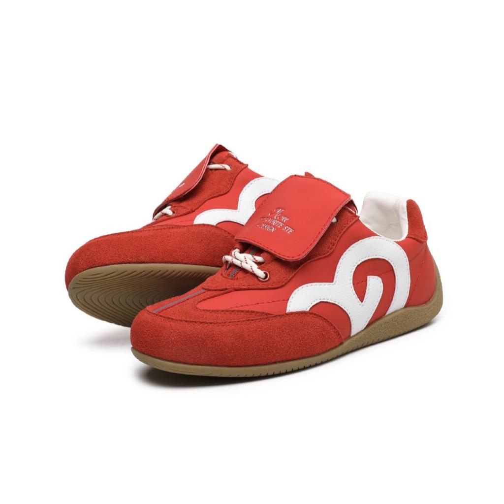 Star with the Same Trend Racing Shoes Men's Spring and Summer New Retro Versatile Couple Soft-soled Flip-top German Training Shoes