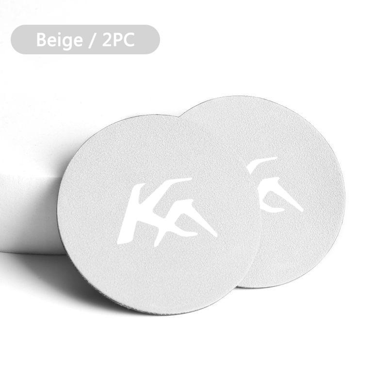 AJW1 High Quality Suede Car Coaster Water Cup Seat Cushion  Anti Slip Pad For Ford Ka 2022 2021 2020 2019 2018 2017 2016 2015 2014