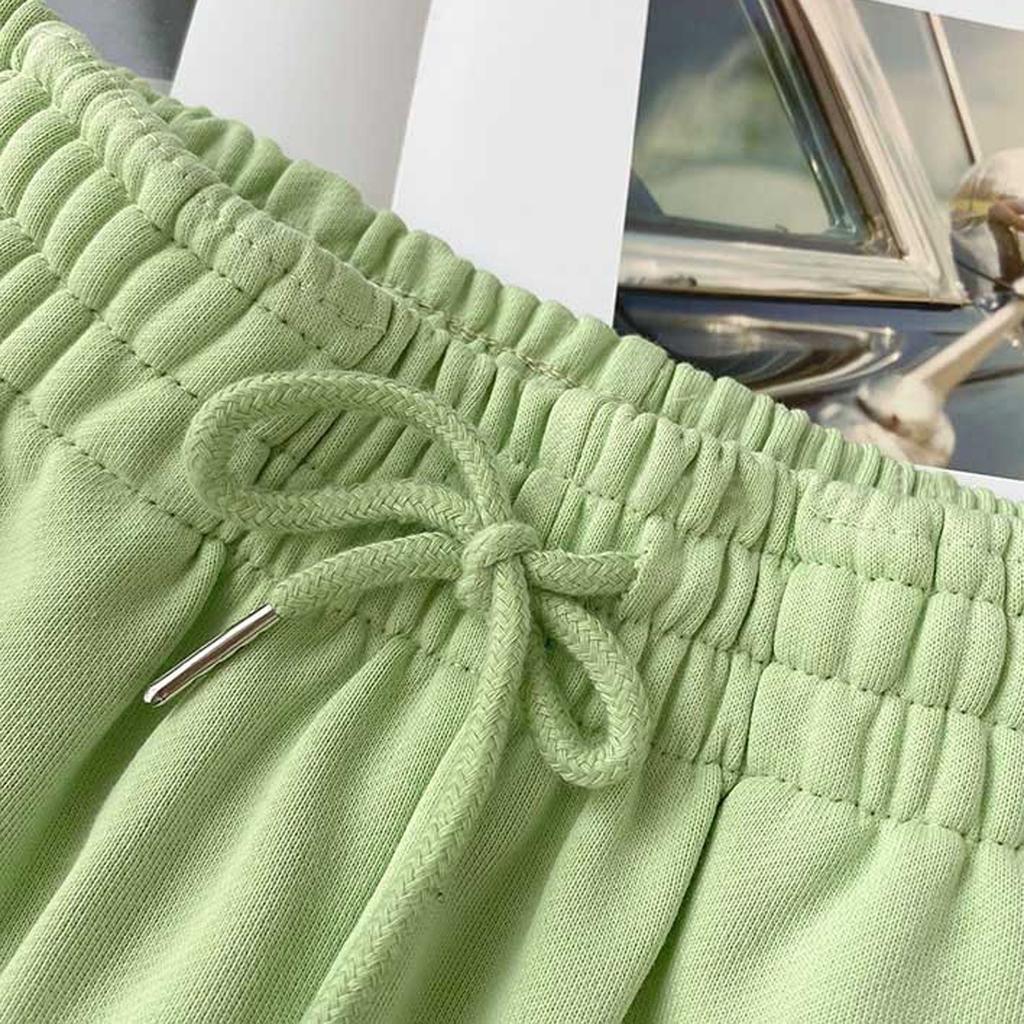 Women's Fashion Summer Sport Hight Waist  Detail Shorts Casual Pants