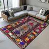 Turkish Style Area Rug Ethnic Carpet Antique Looking Rug Bohemian Carpet Nonslip Rug Boho Washable Floor Mat for Living Room