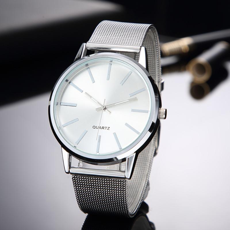 Luxury Women's Watches Fashion Alloy Ladies Quartz Wristwatch Simple Elegant Silver Female Bracelet Watches Set Montre Femme
