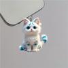 Acrylic Blue Stripe Cat Dust Plug