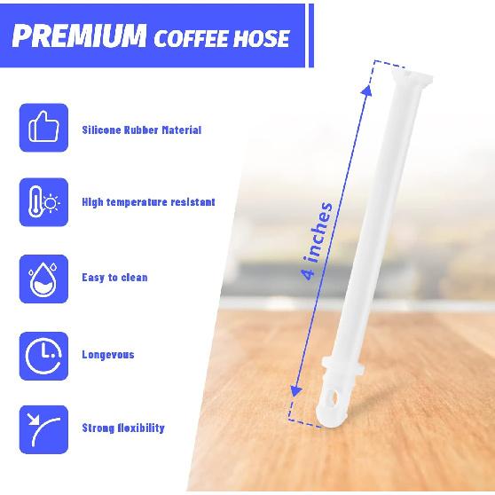 5313226701 Замена для Nespresso Delonghi Lattissima Plus Трубка для молока, всасывающая силиконовая трубка (2-Pack)