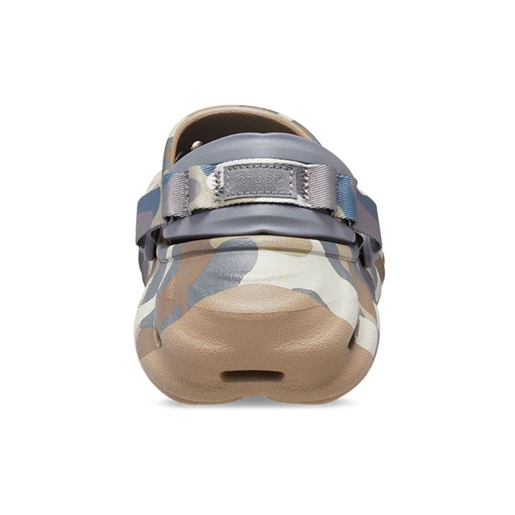 Crocs Echo Redux Clog Charcoal Camo Unisex Sneakers Cream 209134-025
