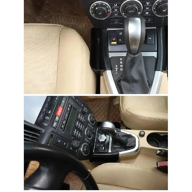 For Land Rover Freelander 2 2007-2012 ABS Black Car Central Control Hanging Two Side Storage Box Interior Car Accessories