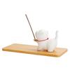 Stylish Kitten Incense Holder, Spill-proof, Perfect for Buddhist Altars, Tea Rooms, Yoga, and Meditation. A Soothing Incense Burner, Perfect for Tea