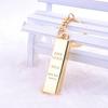 Fashion Metal Faux Gold Bar Ingot Bullion Keychain