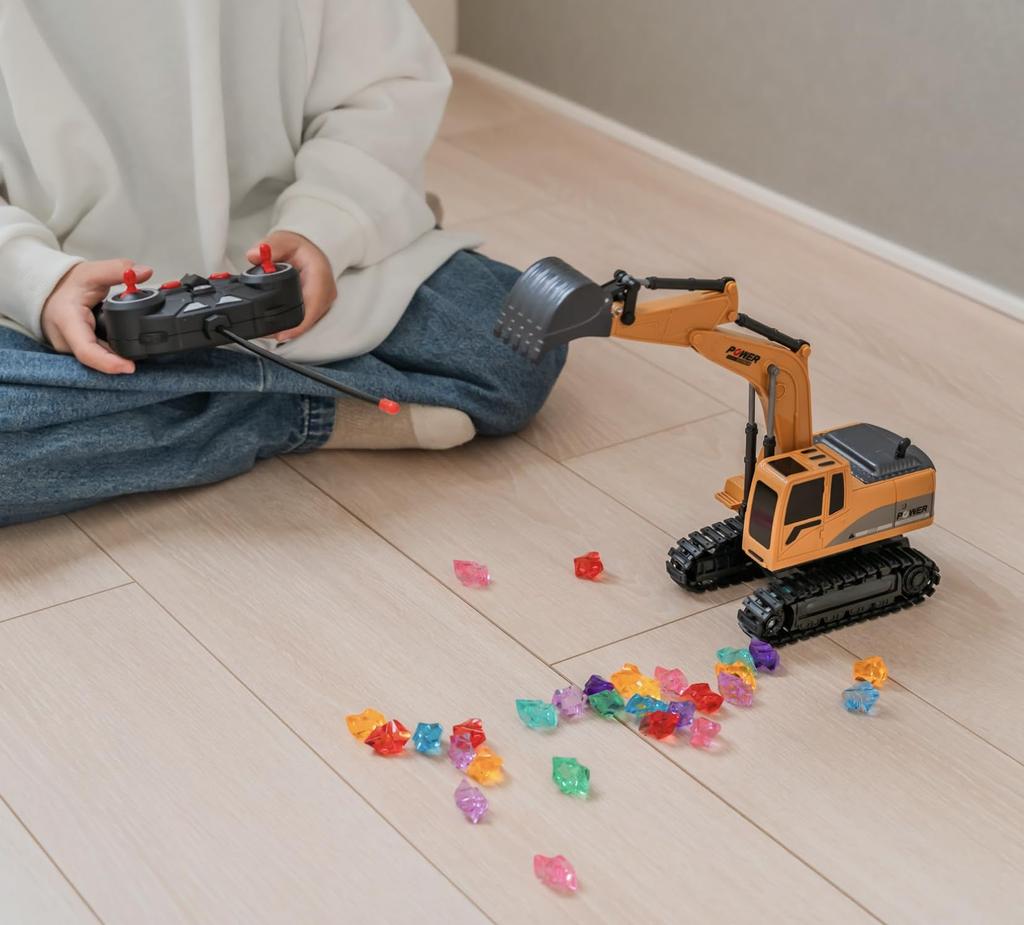 Official Constrash RC Construction Vehicle Toy for Boys (Excavator)